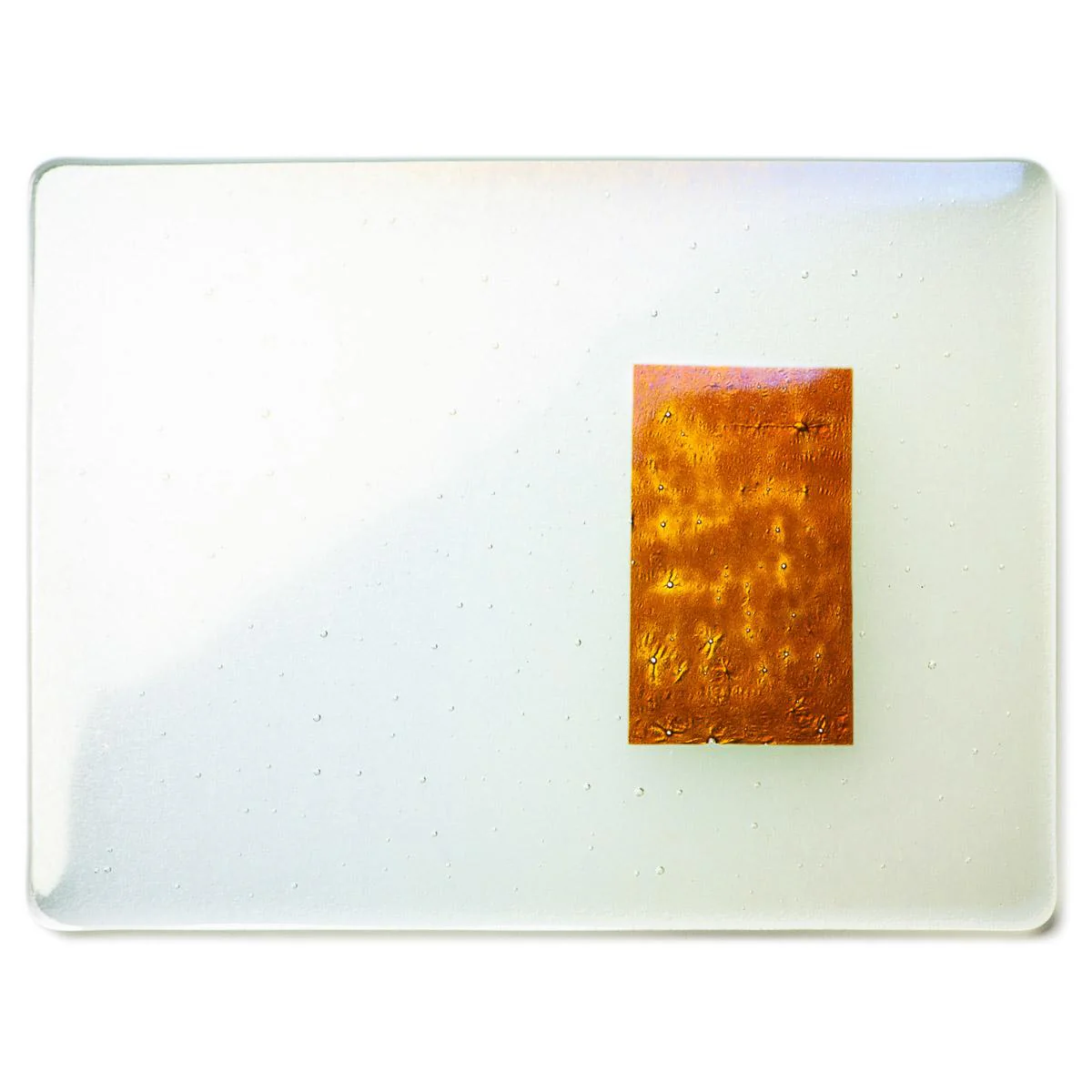Alchemy Clear Silver to Bronze Transparent, Double-rolled, Iridescent, rainbow, 3 mm, Fusible - Image 2