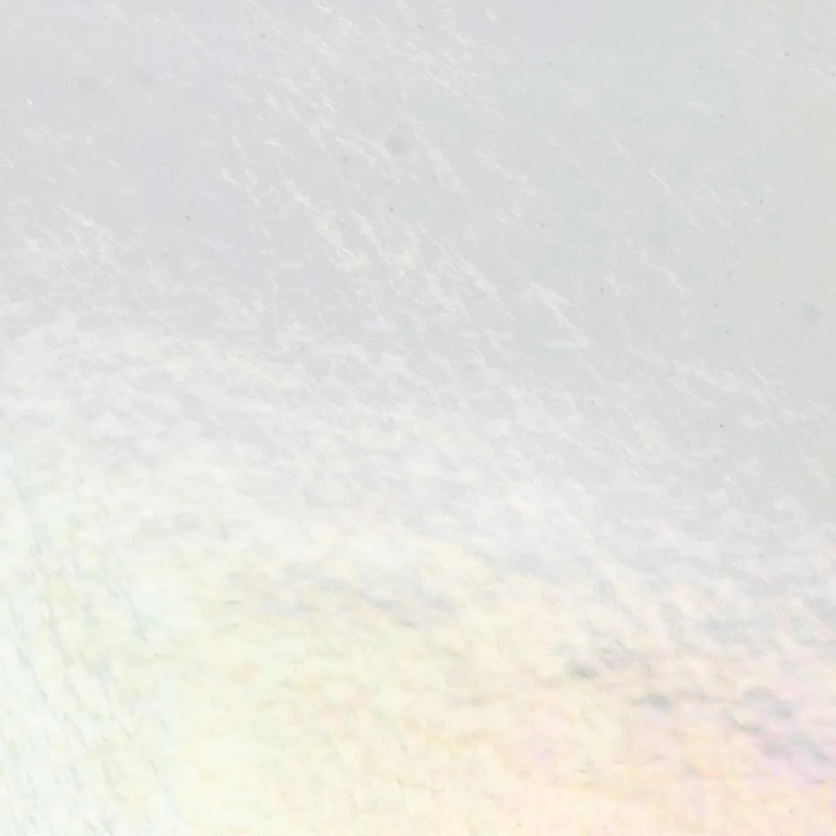 Alchemy Clear Transparent, Silver to Gold, Double-rolled, Iridescent, rainbow, 3 mm, Color Sample, 2x2 in.