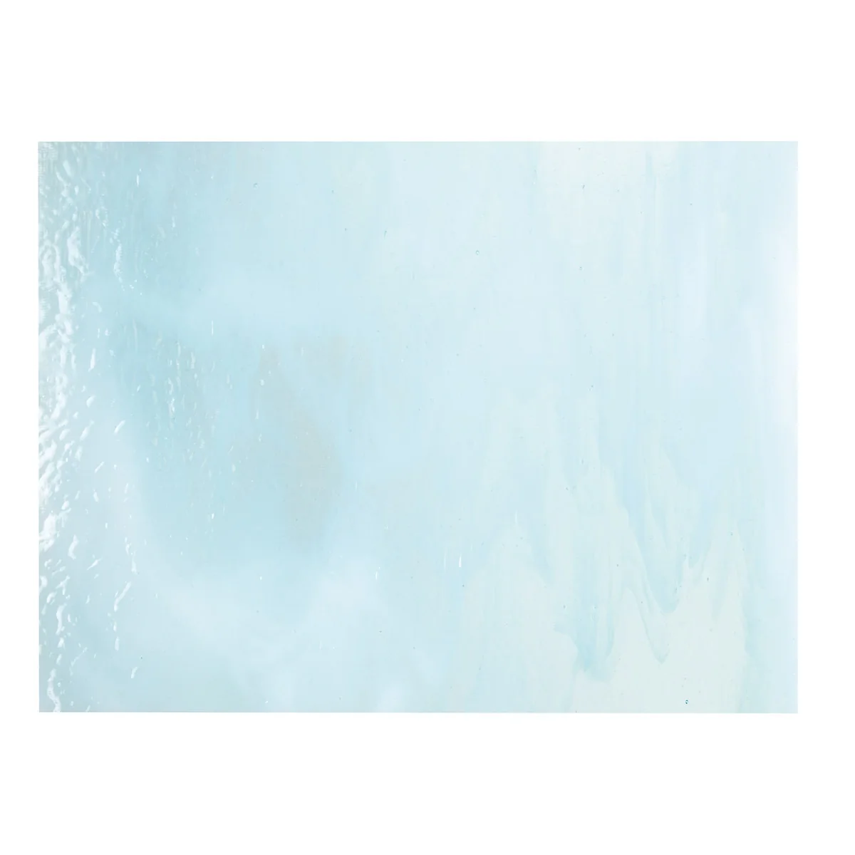 Aqua Blue, White 2-Color Mix, Double-rolled, 3 mm, Fusible - Image 3