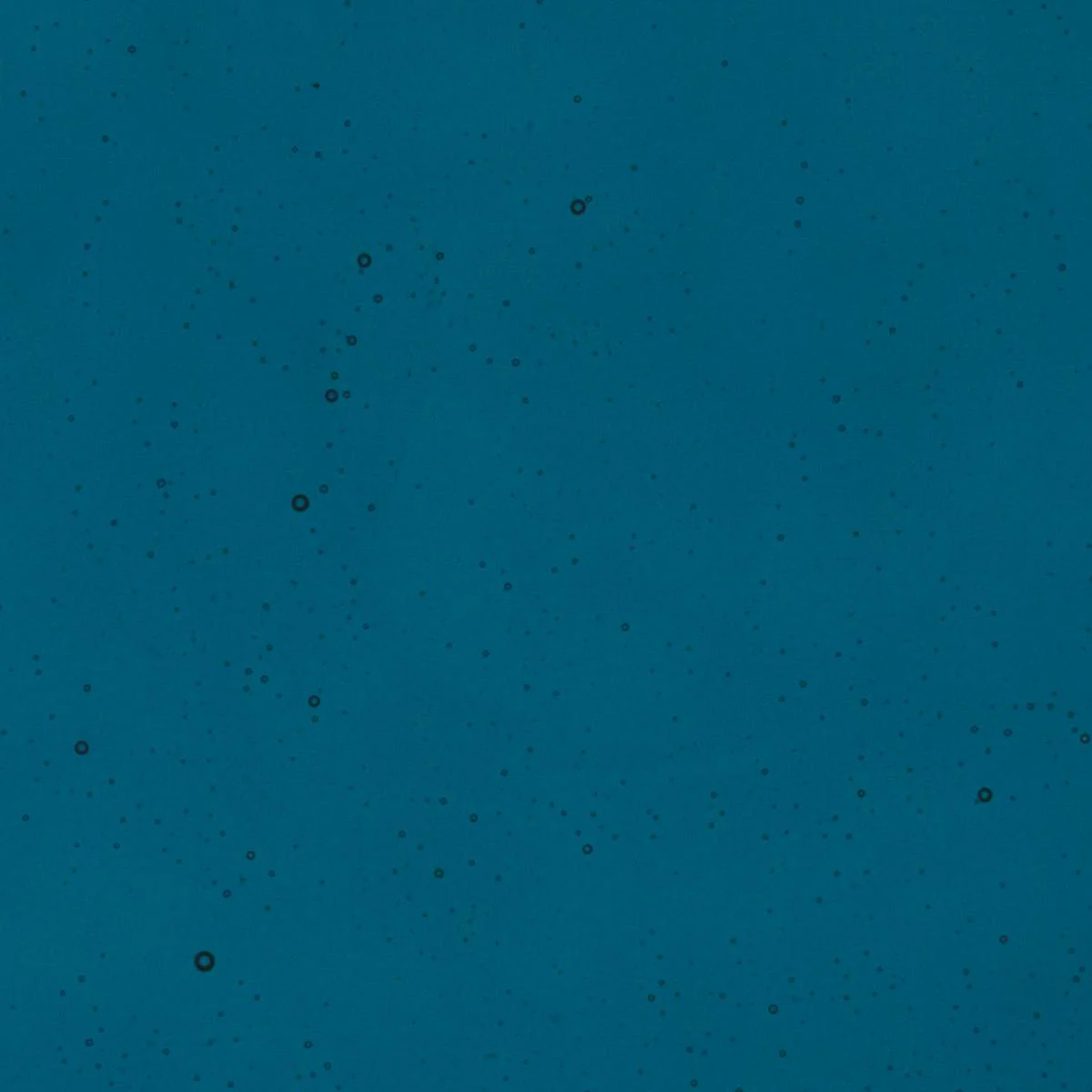 Aquamarine Blue Transparent, Double-rolled, 3 mm, Color Sample, 2x2 in.