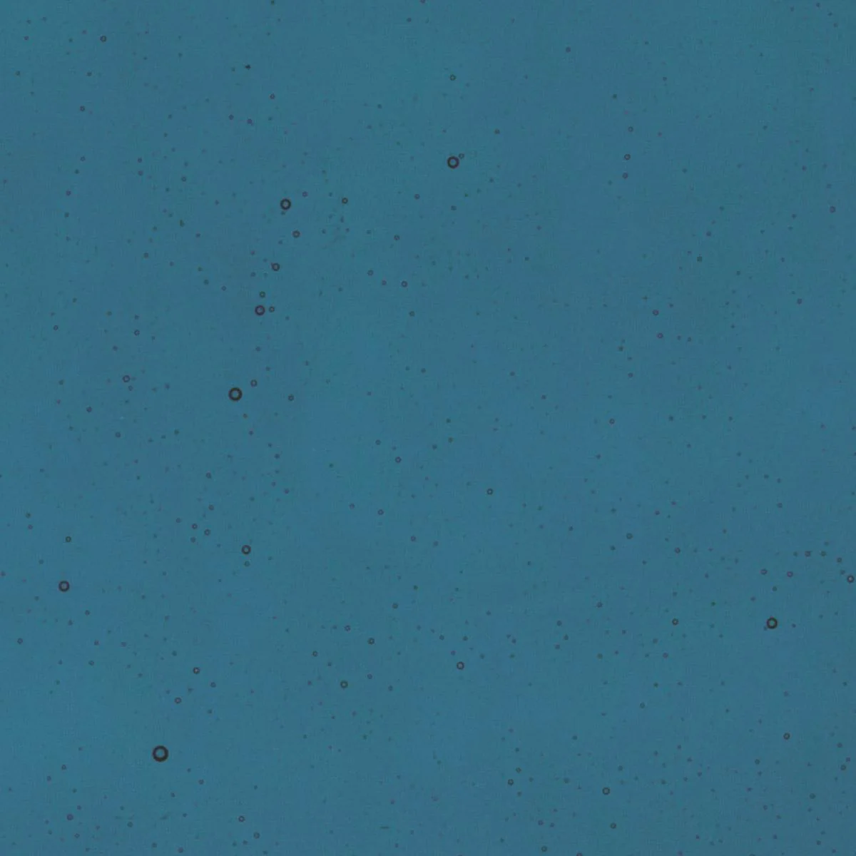 Aquamarine Blue Transparent, Thin-rolled, 2 mm, Color Sample, 2x2 in.