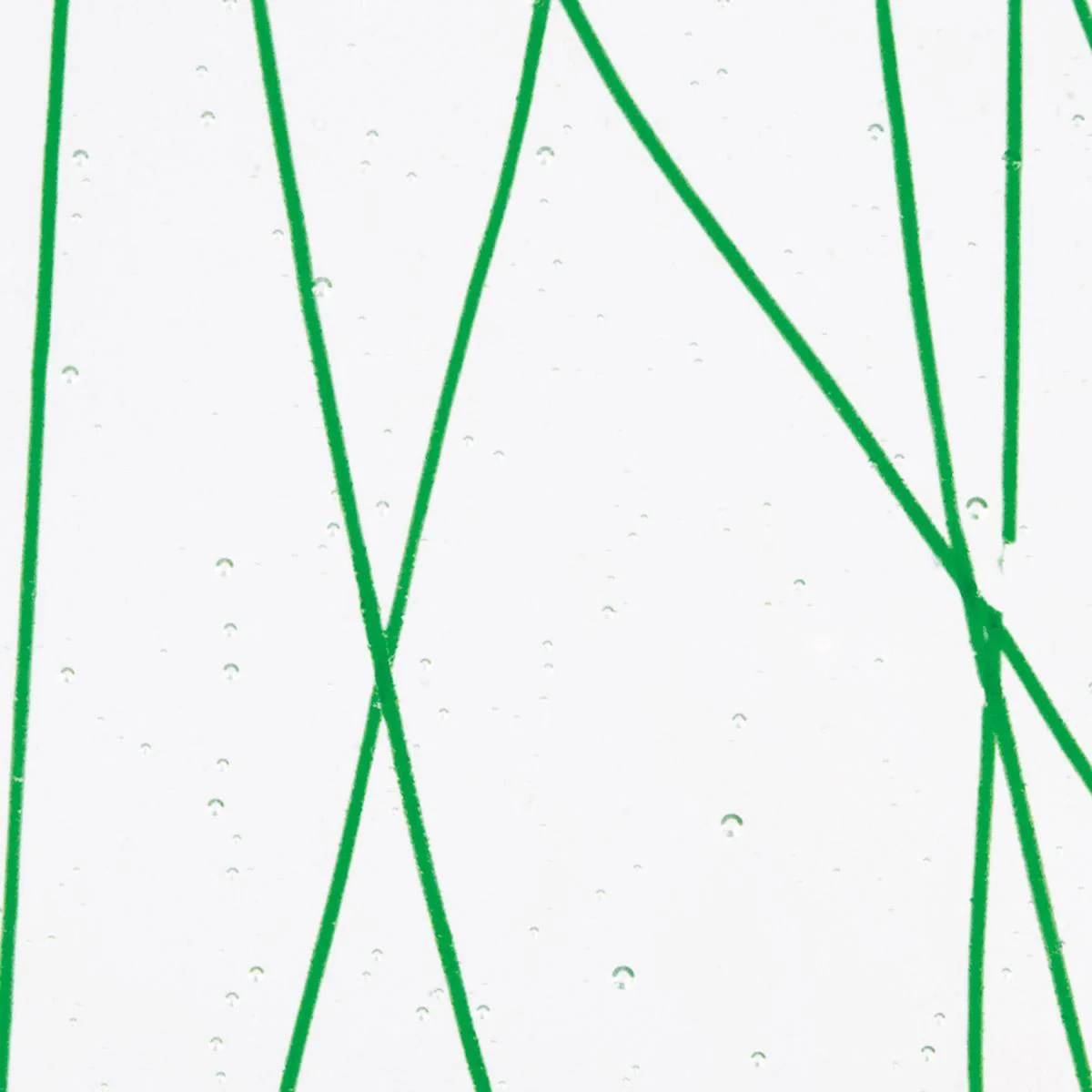 Aventurine Green Clear Base Collage, Single-rolled, 3 mm, Fusible