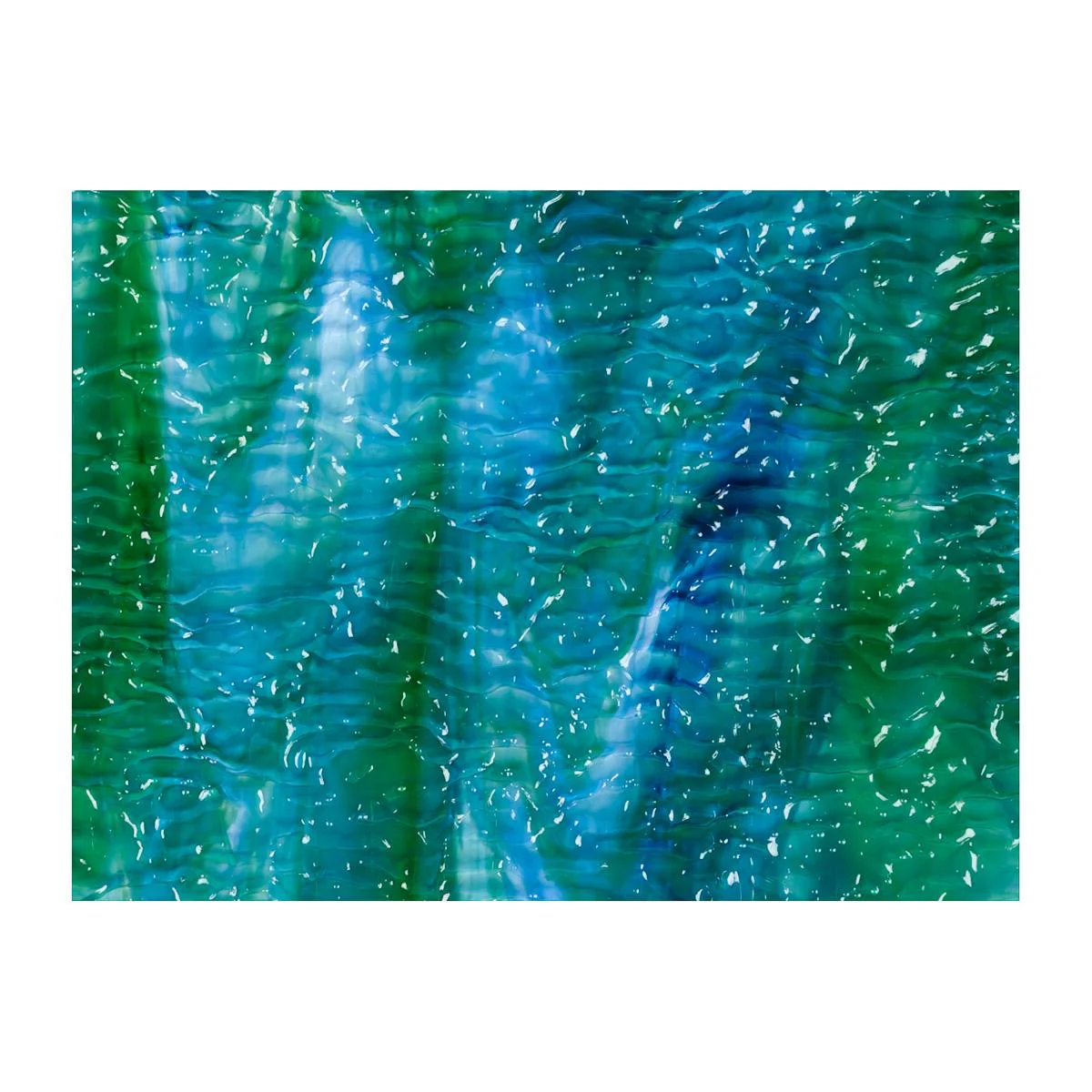 Azure Blue Opal, Jade Green Opal, Neo-Lavender 3+ Color Mix, Ripple, 3 mm, Fusible - Image 2
