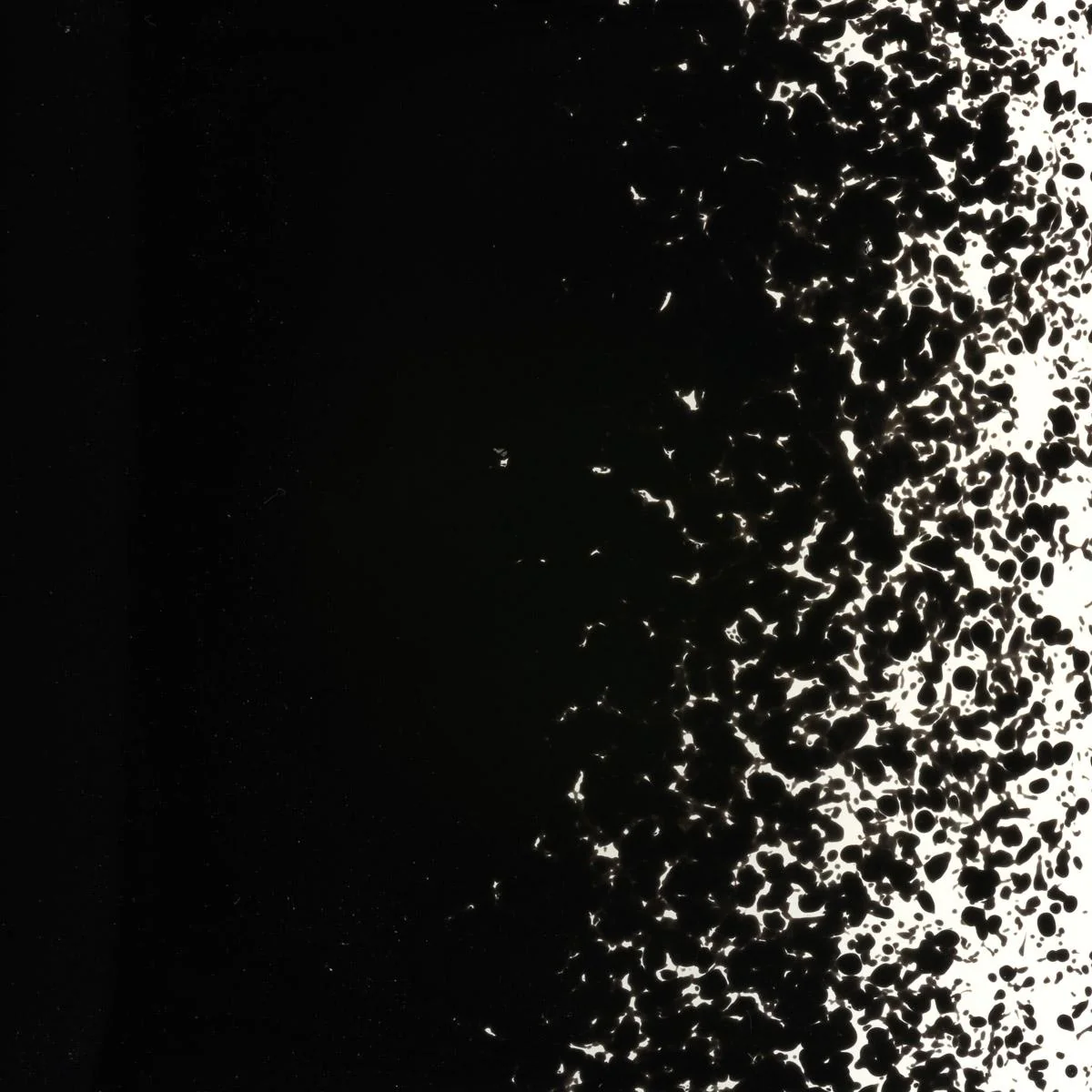 Black Opalescent, Fine Frit, Fusible