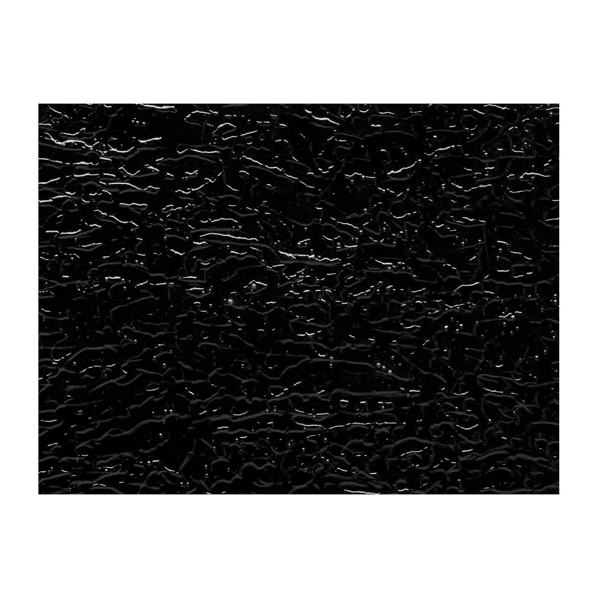 Black Opalescent, Granite Texture, 3 mm, Fusible - Image 2