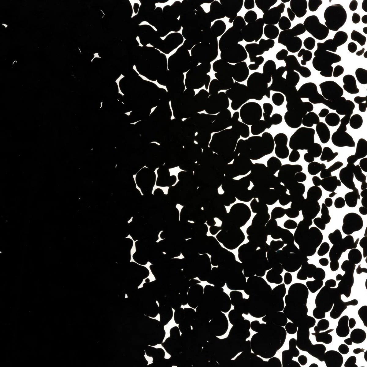 Black Opalescent, Medium Frit, Fusible