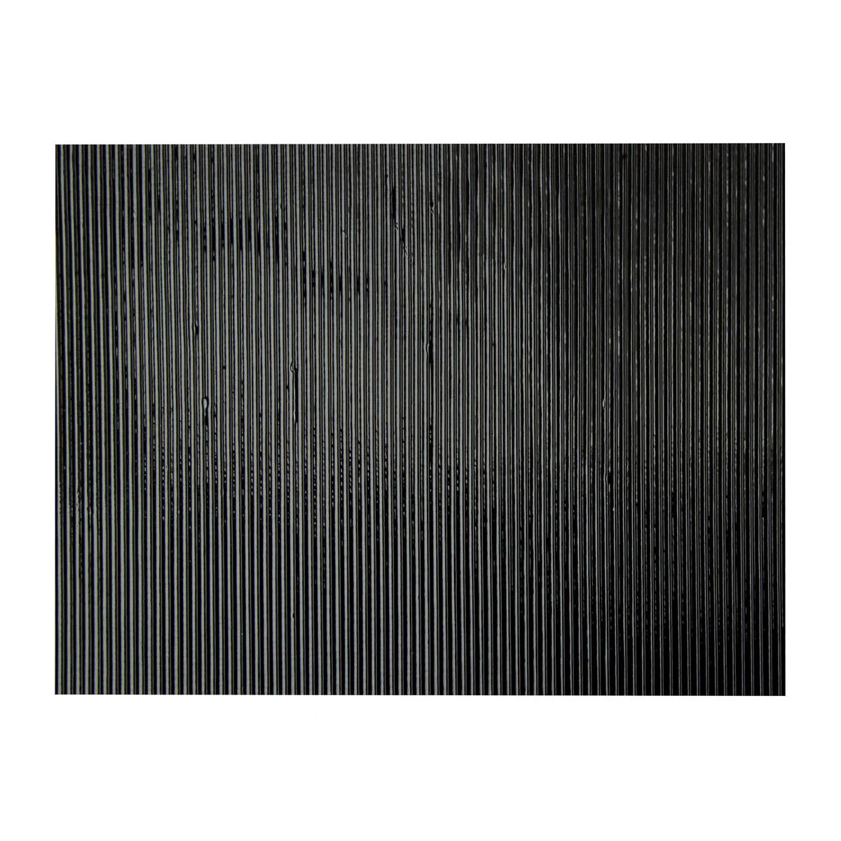 Black Opalescent, Reeded Texture, 3 mm, Fusible - Image 2