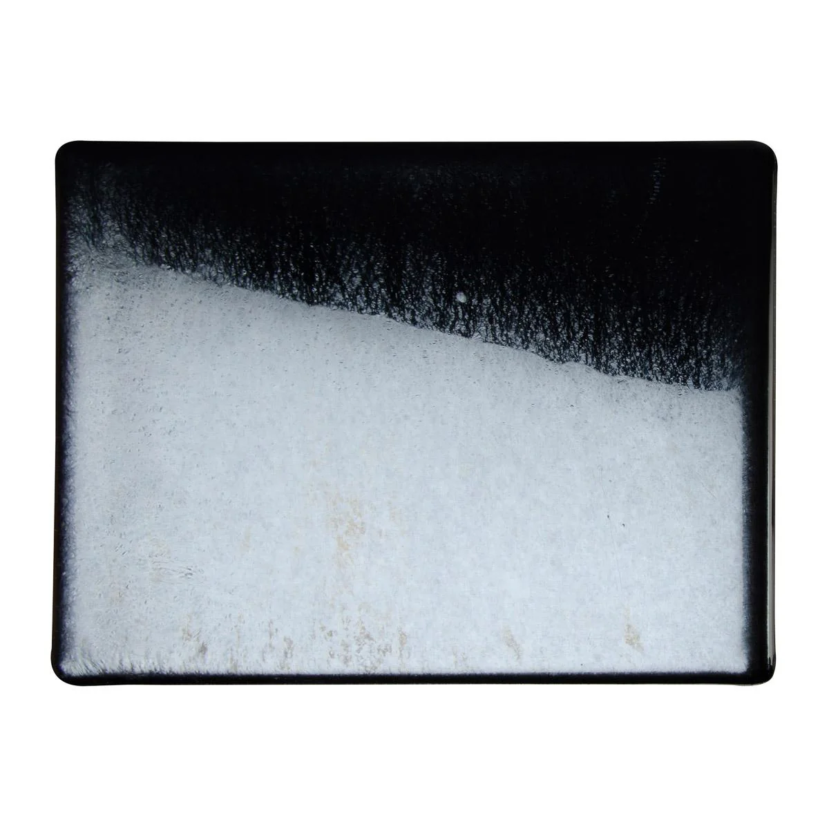 Black Opalescent, Thin-rolled, Iridescent, silver, 2 mm, Fusible - Image 2