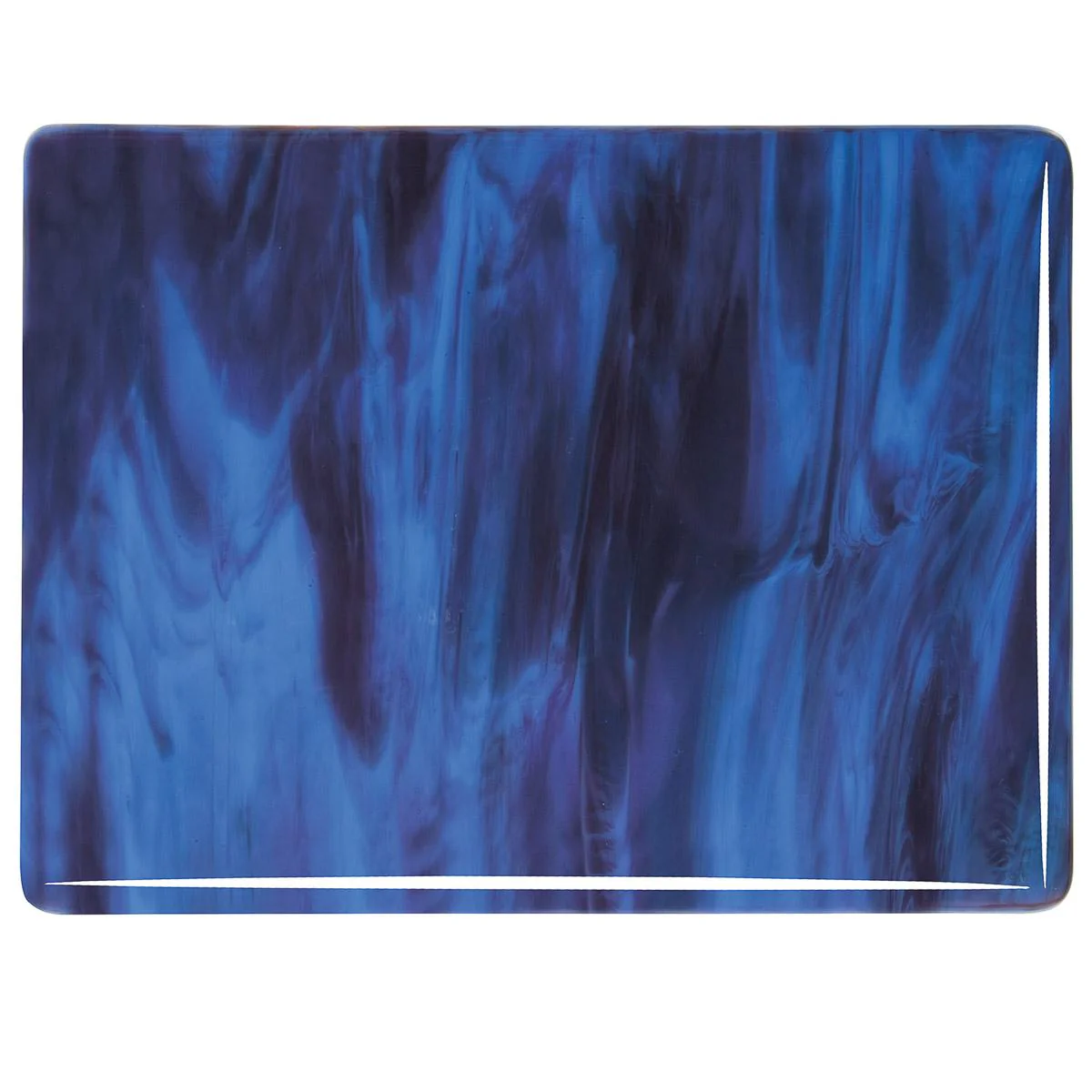 Blue Opal, Plum 2-Color Mix, Double-rolled, 3 mm, Fusible - Image 2