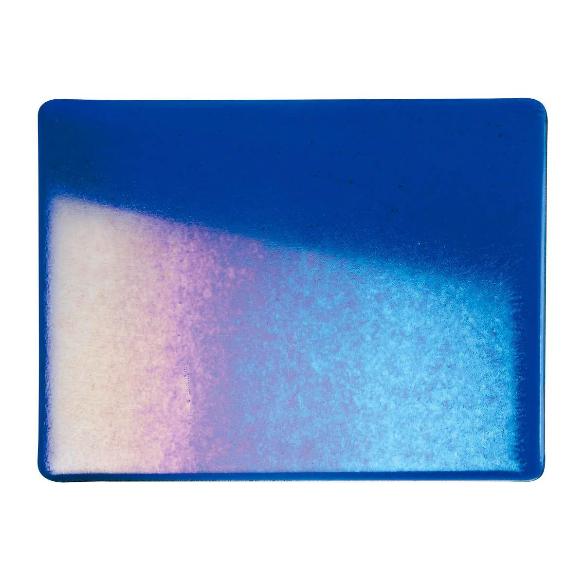 Caribbean Blue Transparent, Double-rolled, Iridescent, rainbow, 3 mm, Fusible - Image 2