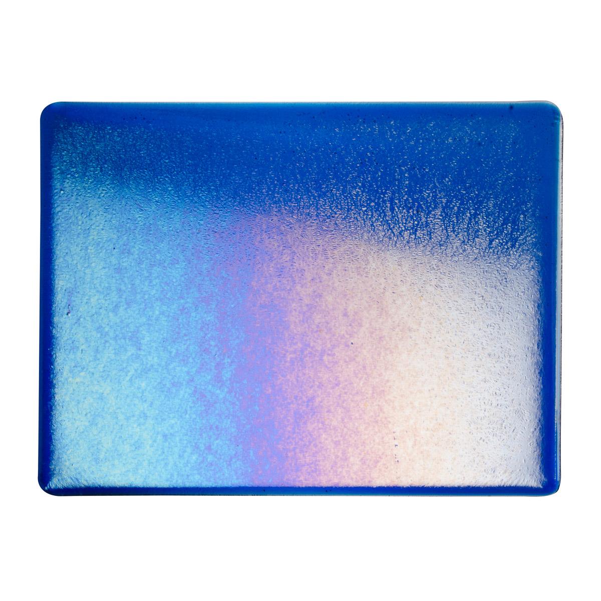 Caribbean Blue Transparent, Thin-rolled, Iridescent, rainbow, 2 mm, Fusible - Image 2
