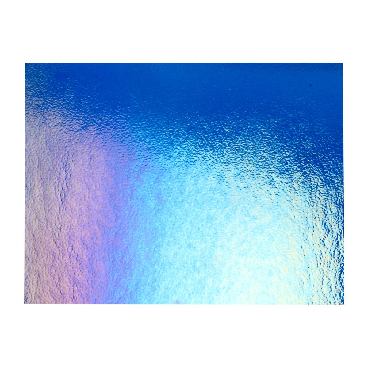 Caribbean Blue Transparent, Thin-rolled, Iridescent, rainbow, 2 mm, Fusible - Image 3