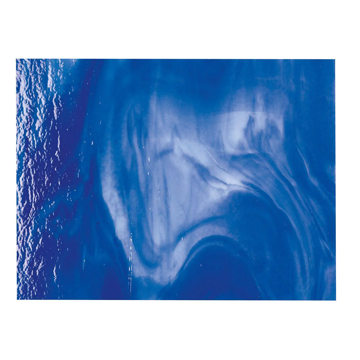 Caribbean Blue, White 2-Color Mix, Double-rolled, 3 mm, Fusible - Image 3
