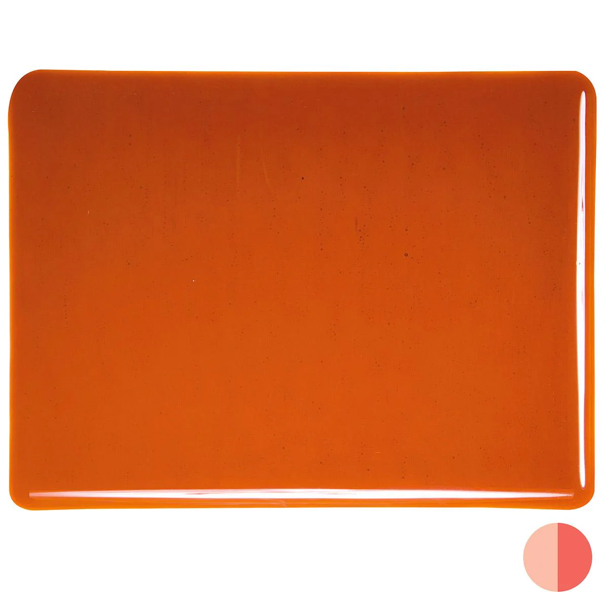 Carnelian Transparent, Thin-rolled, 2 mm, Fusible - Image 2