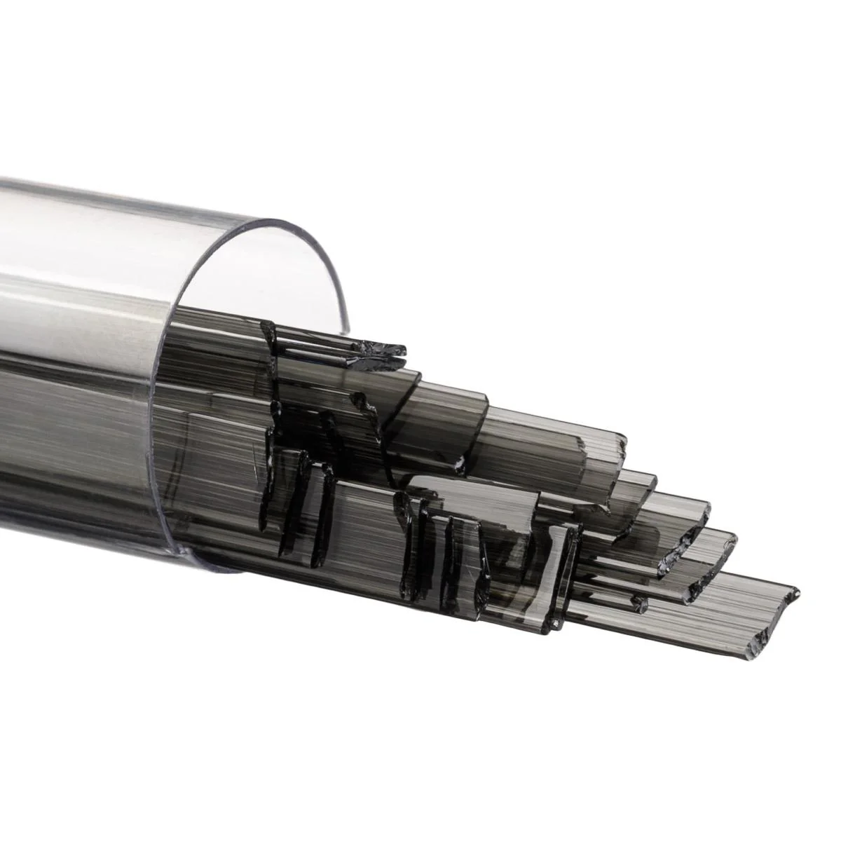 Charcoal Gray Transparent, Ribbon, 1 mm, Fusible
