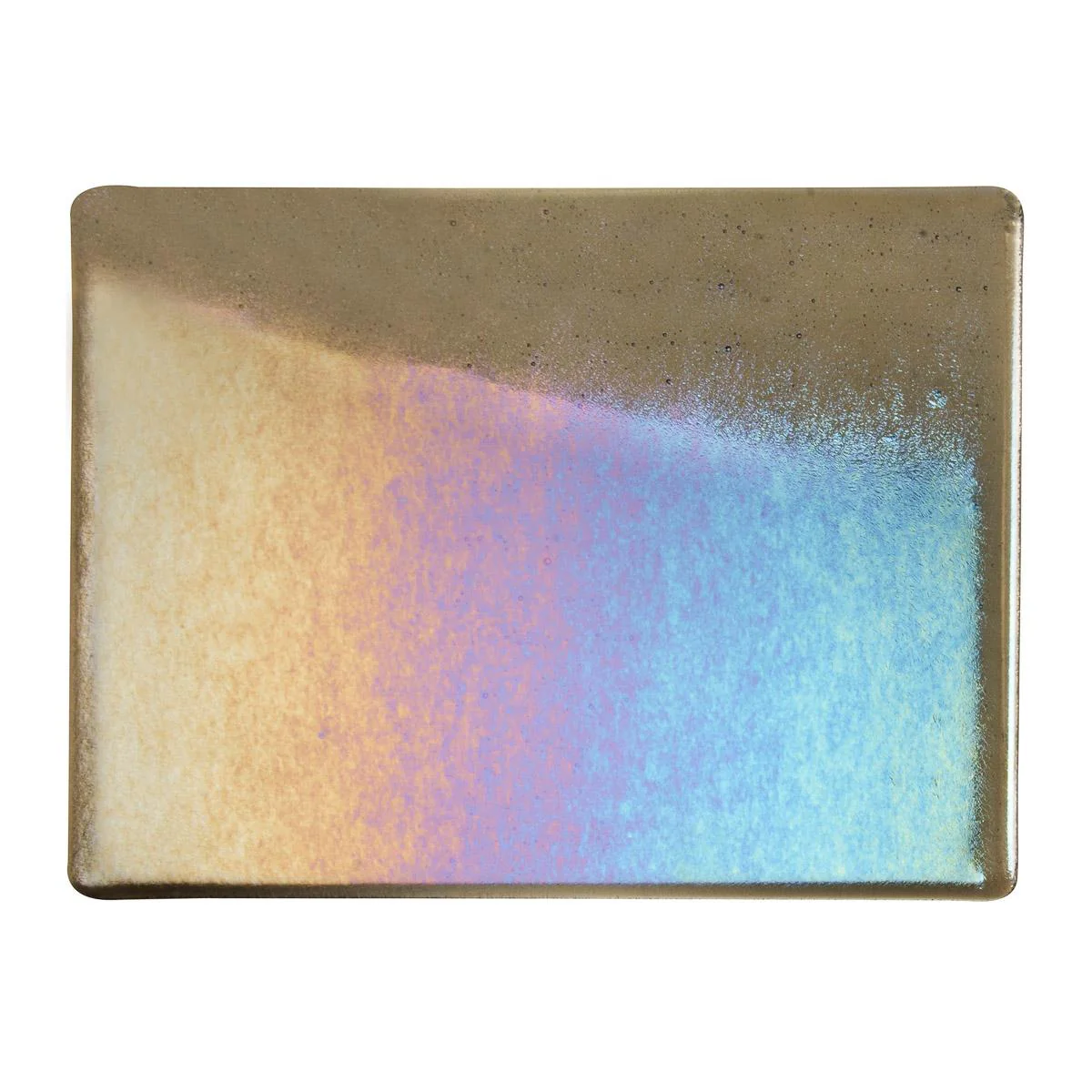 Charcoal Gray Transparent, Thin-rolled, Iridescent, rainbow, 2 mm, Fusible - Image 2