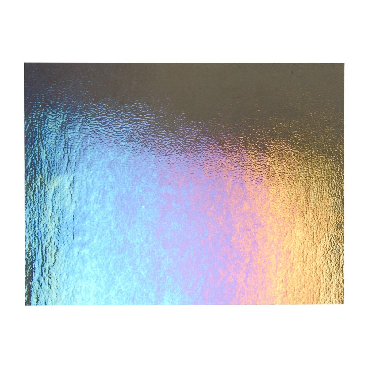 Charcoal Gray Transparent, Thin-rolled, Iridescent, rainbow, 2 mm, Fusible - Image 3