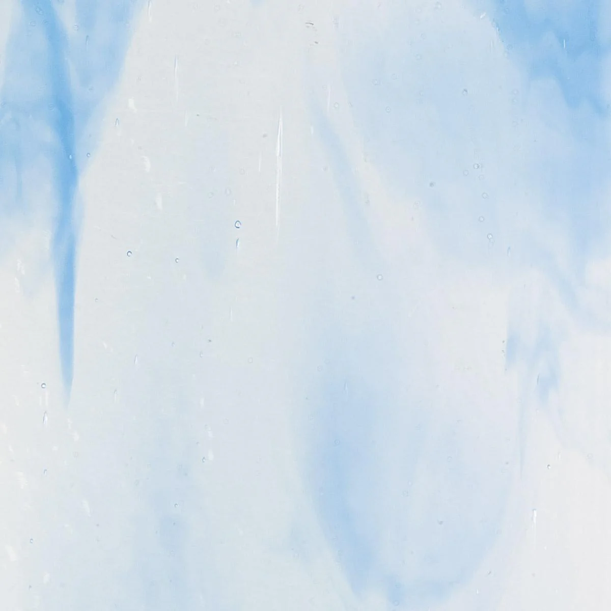 Clear, Egyptian Blue Opal 2-Color Mix, Double-rolled, 3 mm, Fusible