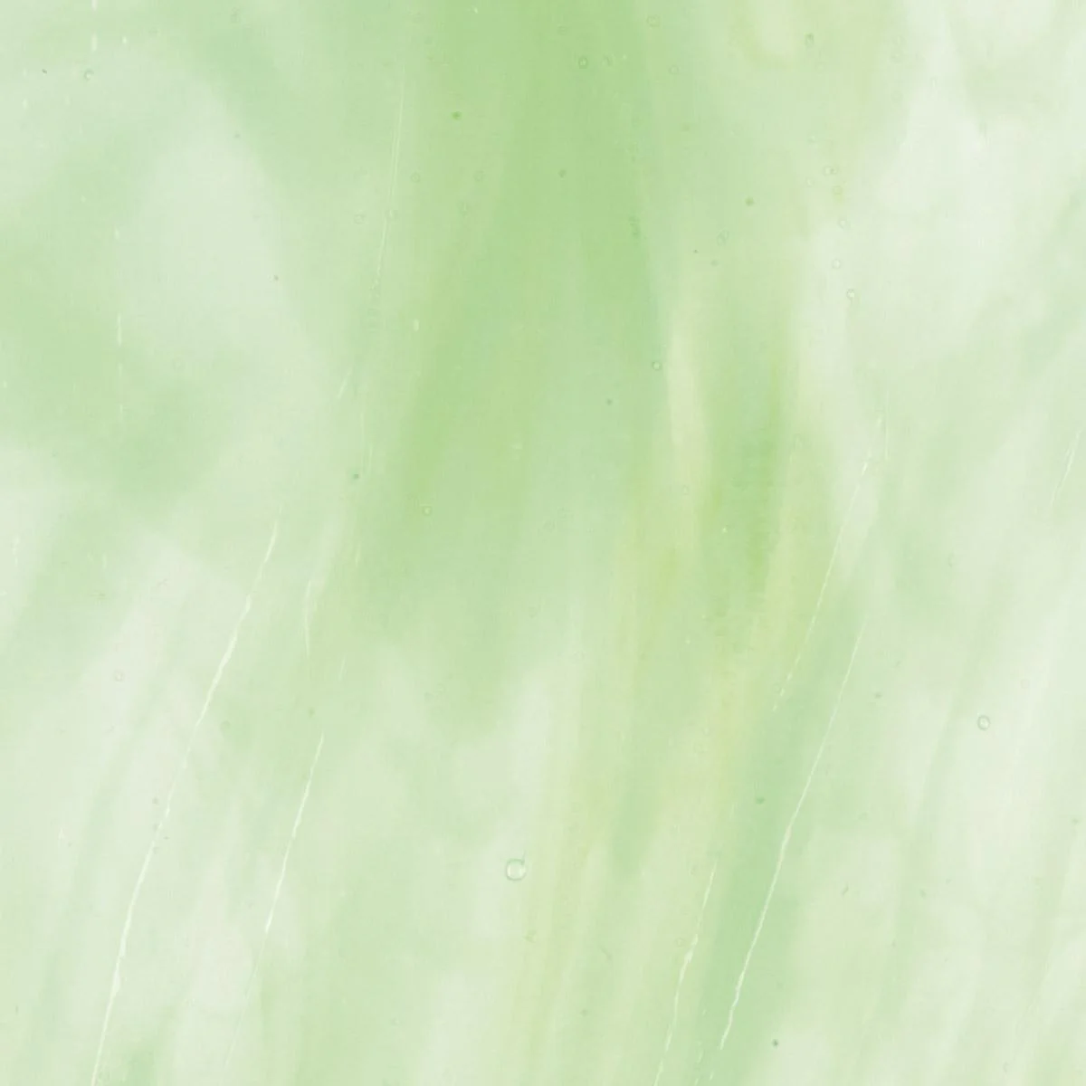 Clear, Spring Green Opal 2-Color Mix, Double-rolled, 3 mm, Fusible