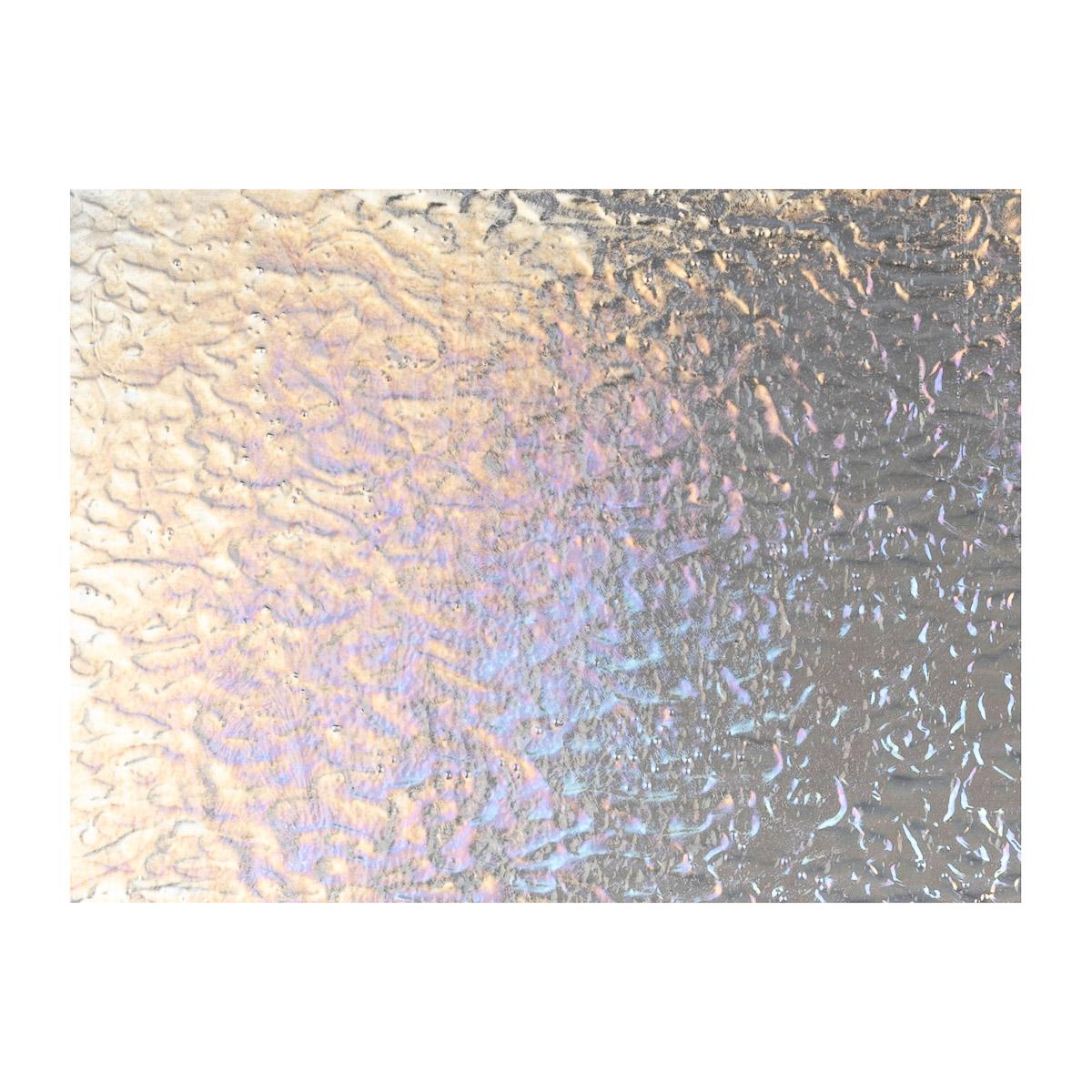 Clear Transparent, Granite Texture, Iridescent, rainbow, 3 mm, Fusible - Image 2