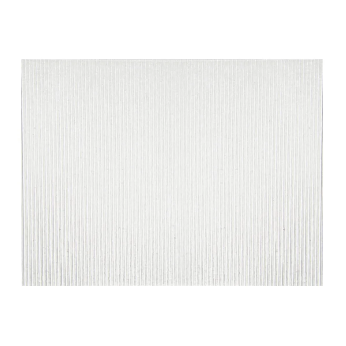 Clear Transparent, Reeded Texture, 3 mm, Fusible - Image 2