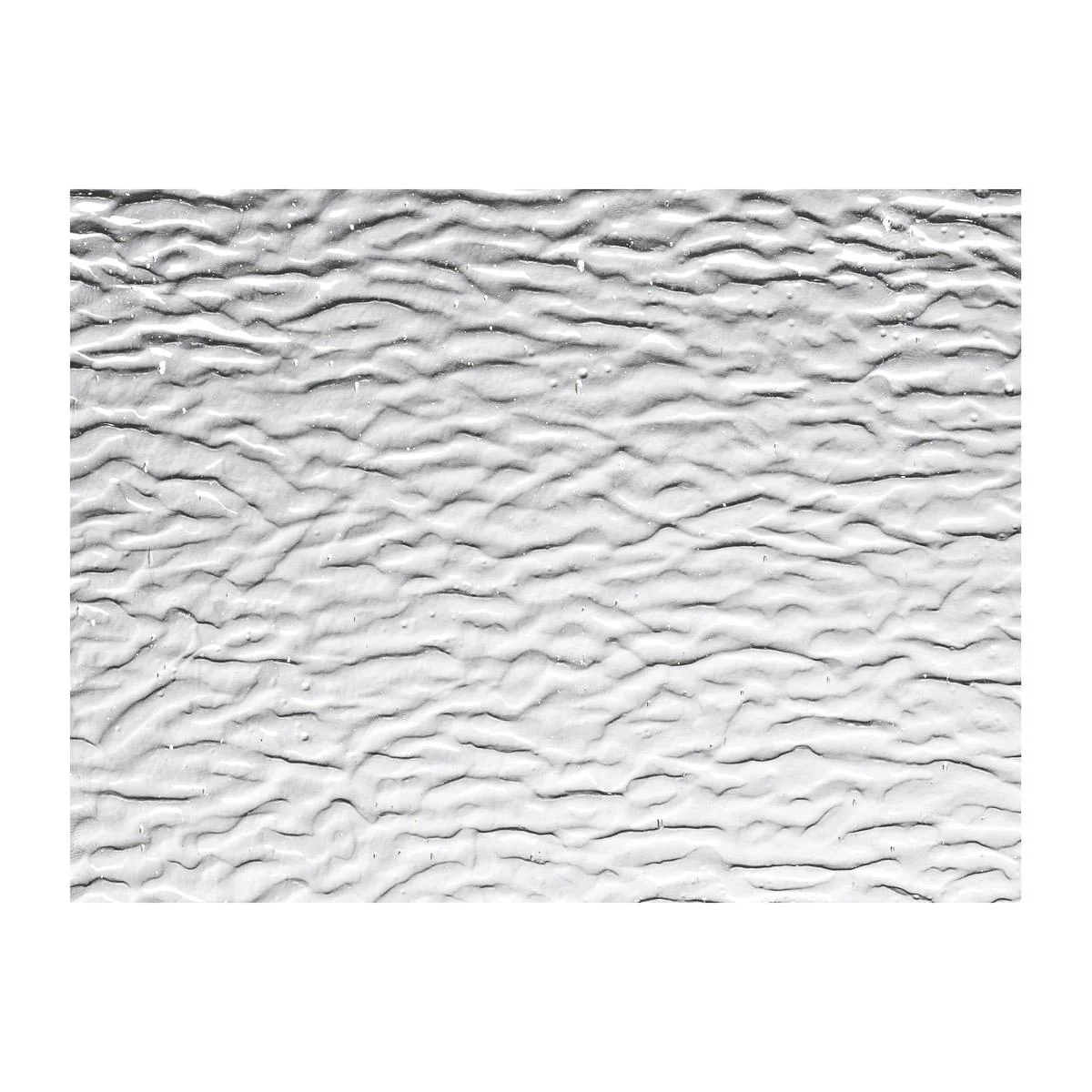 Clear Transparent, Ripple, 3 mm, Fusible - Image 2