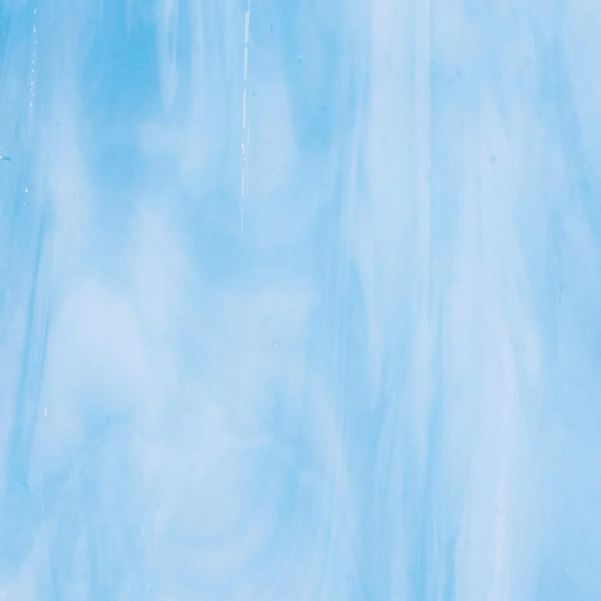 Clear, Turquoise Blue, White 3+ Color Mix, Double-rolled, 3 mm, Color Sample, 2 x 2 in.