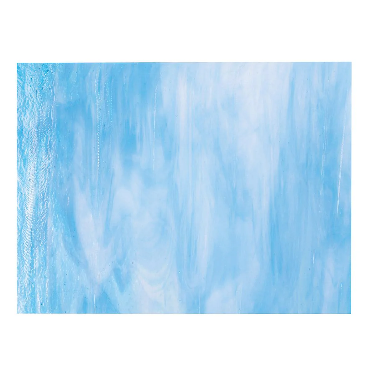 Clear, Turquoise Blue, White 3+ Color Mix, Double-rolled, 3 mm, Fusible - Image 3