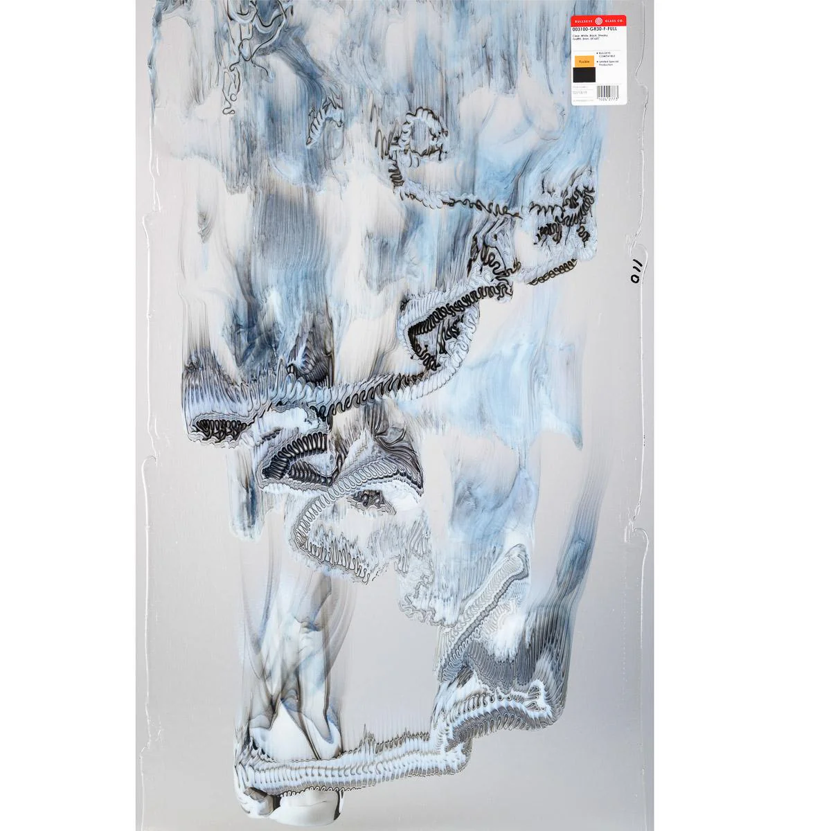 Clear, White, Black 3+ Color Mix, Graffiti, 3 mm, Fusible - Image 3