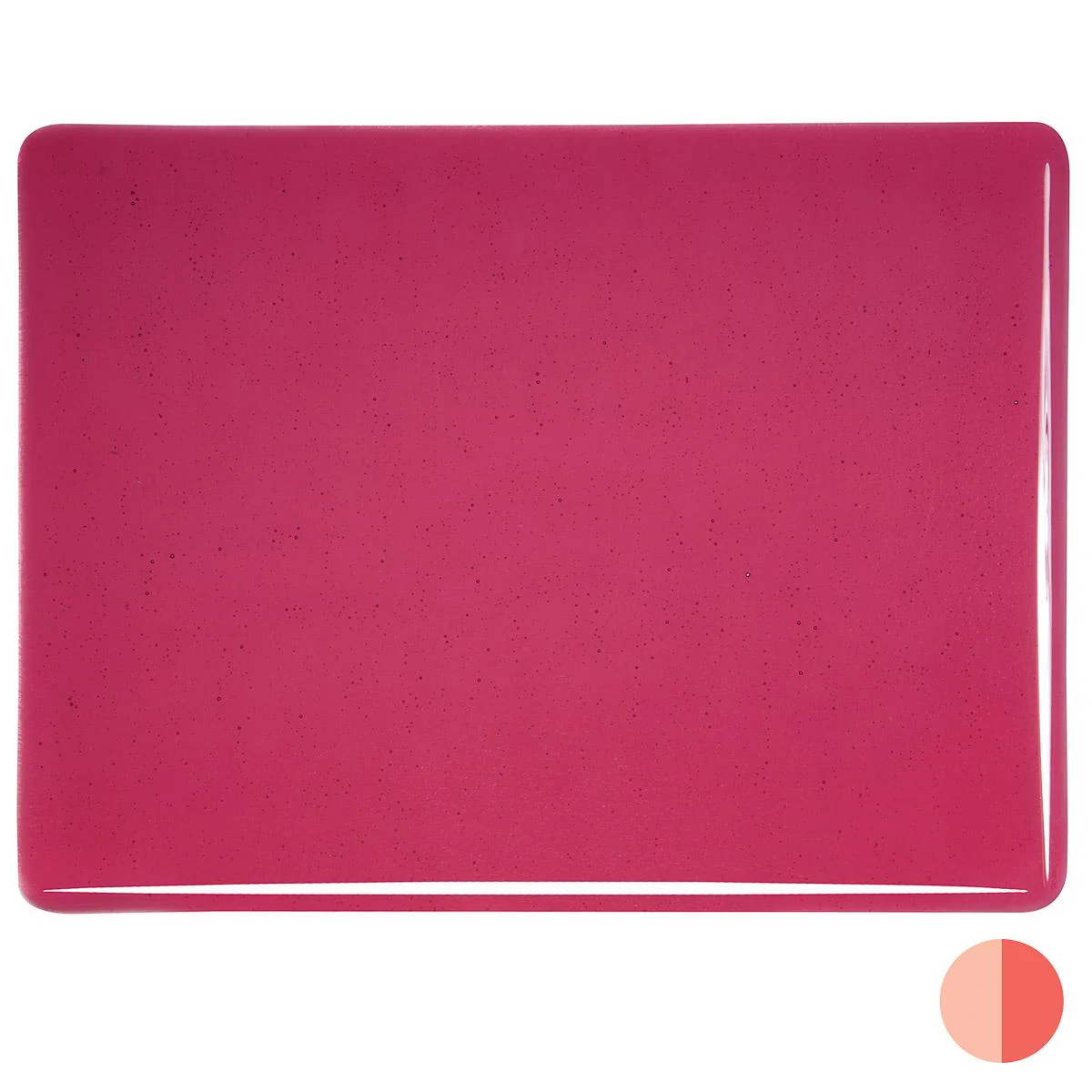 Cranberry Pink Transparent, Double-rolled, 3 mm, Fusible - Image 2