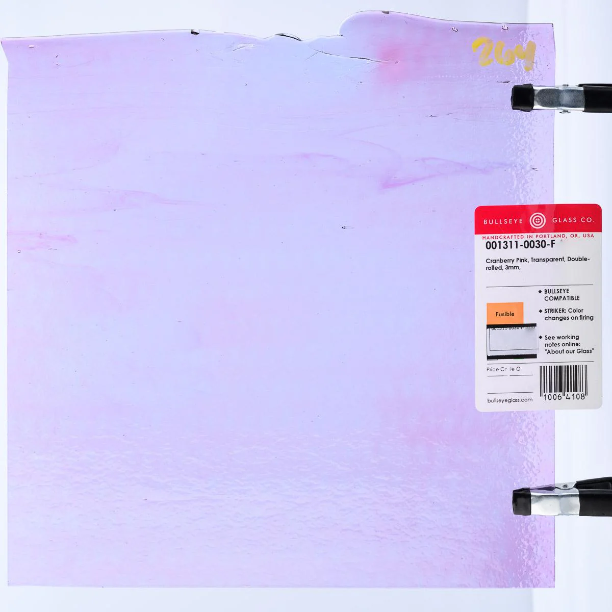 Cranberry Pink Transparent, Double-rolled, 3 mm, Fusible - Image 3