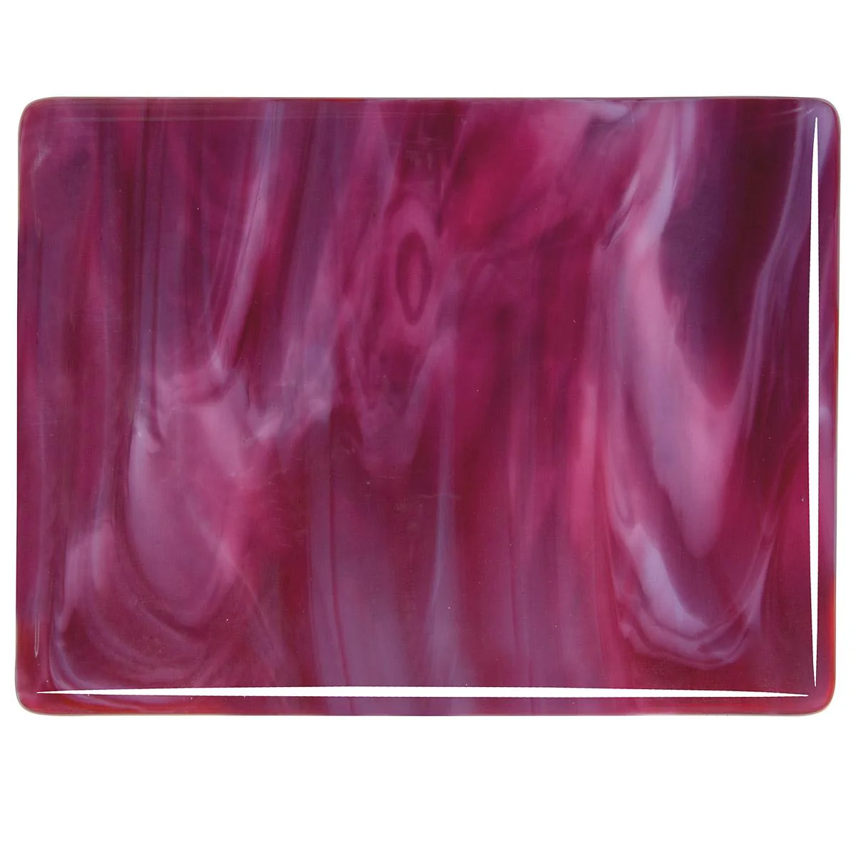 Cranberry Pink, White 2-Color Mix, Double-rolled, 3 mm, Fusible - Image 2