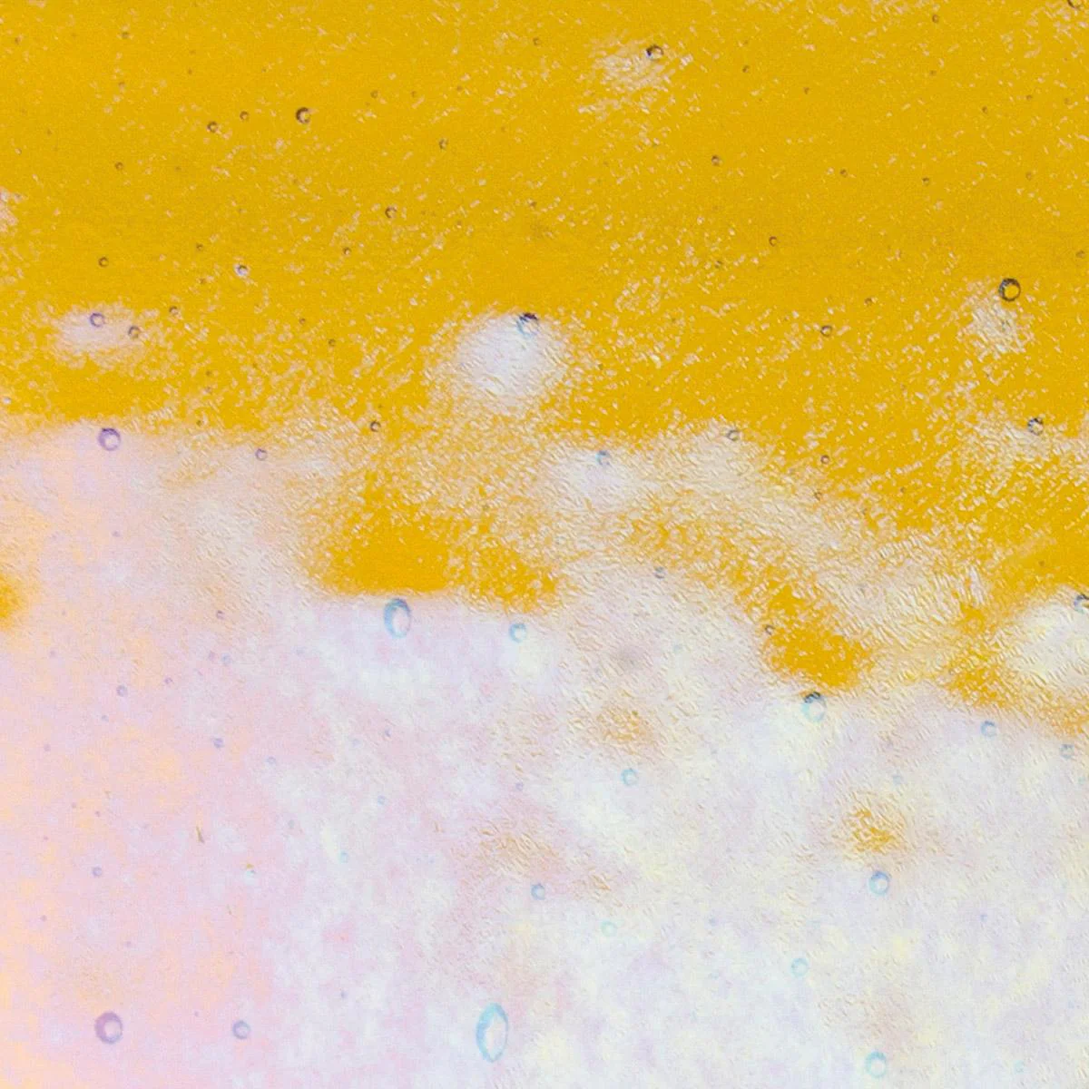 Dark Amber Transparent, Thin-rolled, Iridescent, rainbow, 2 mm, Fusible