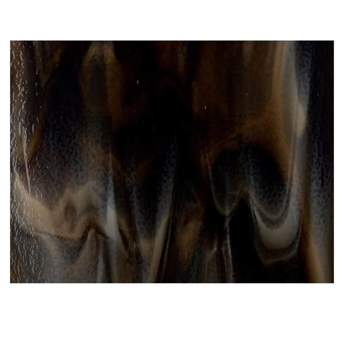 Dark Brown, White 2-Color Mix, Double-rolled, 3 mm, Fusible - Image 3