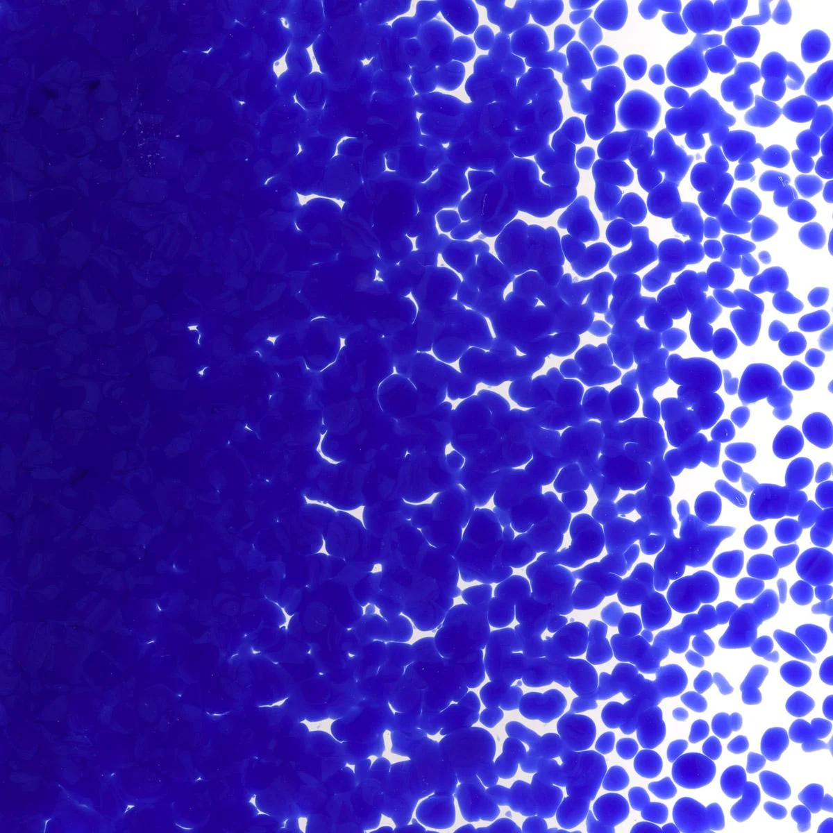 Deep Cobalt Blue Opalescent, Medium Frit, Fusible