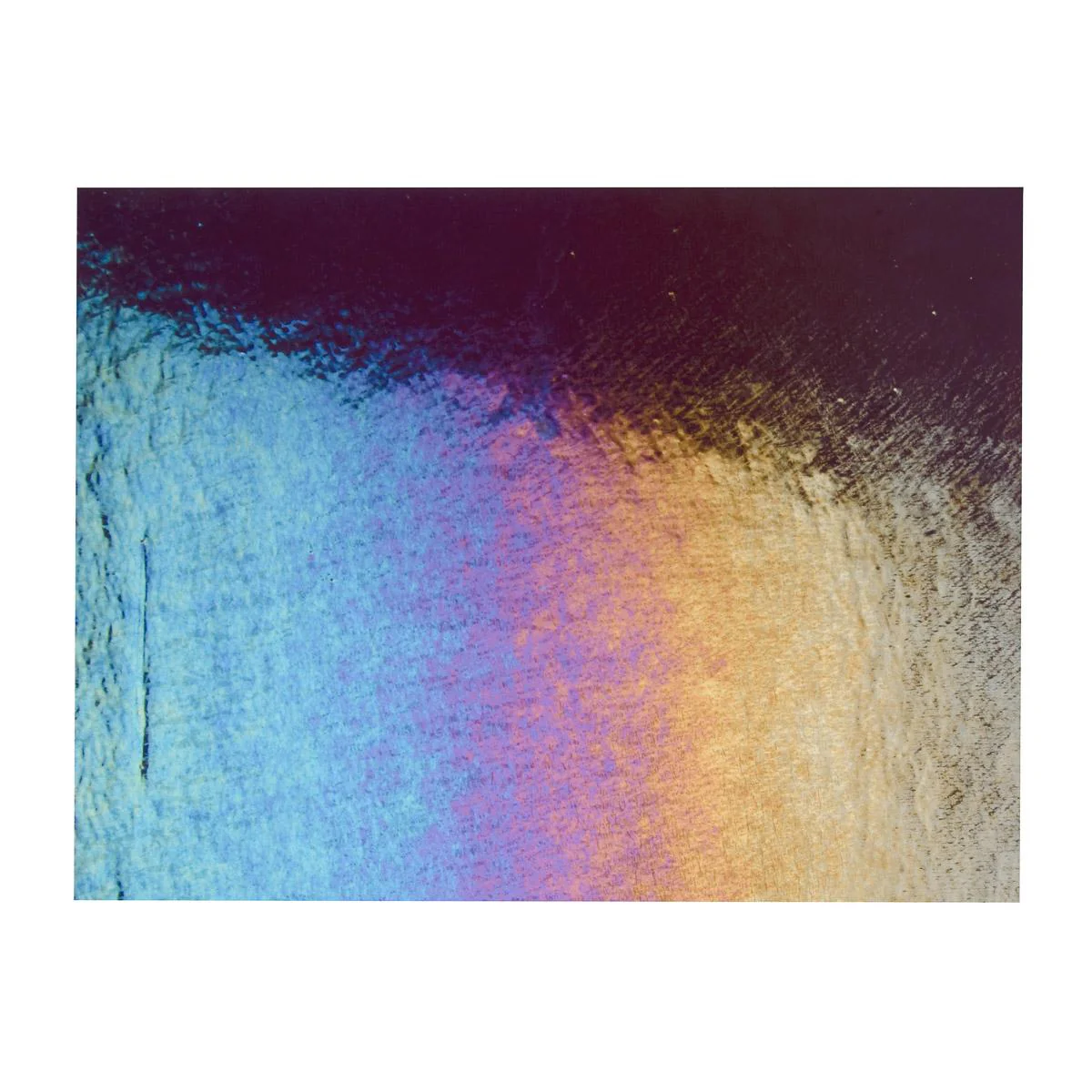 Deep Plum Transparent, Double-rolled, Iridescent, rainbow, 3 mm, Fusible - Image 3