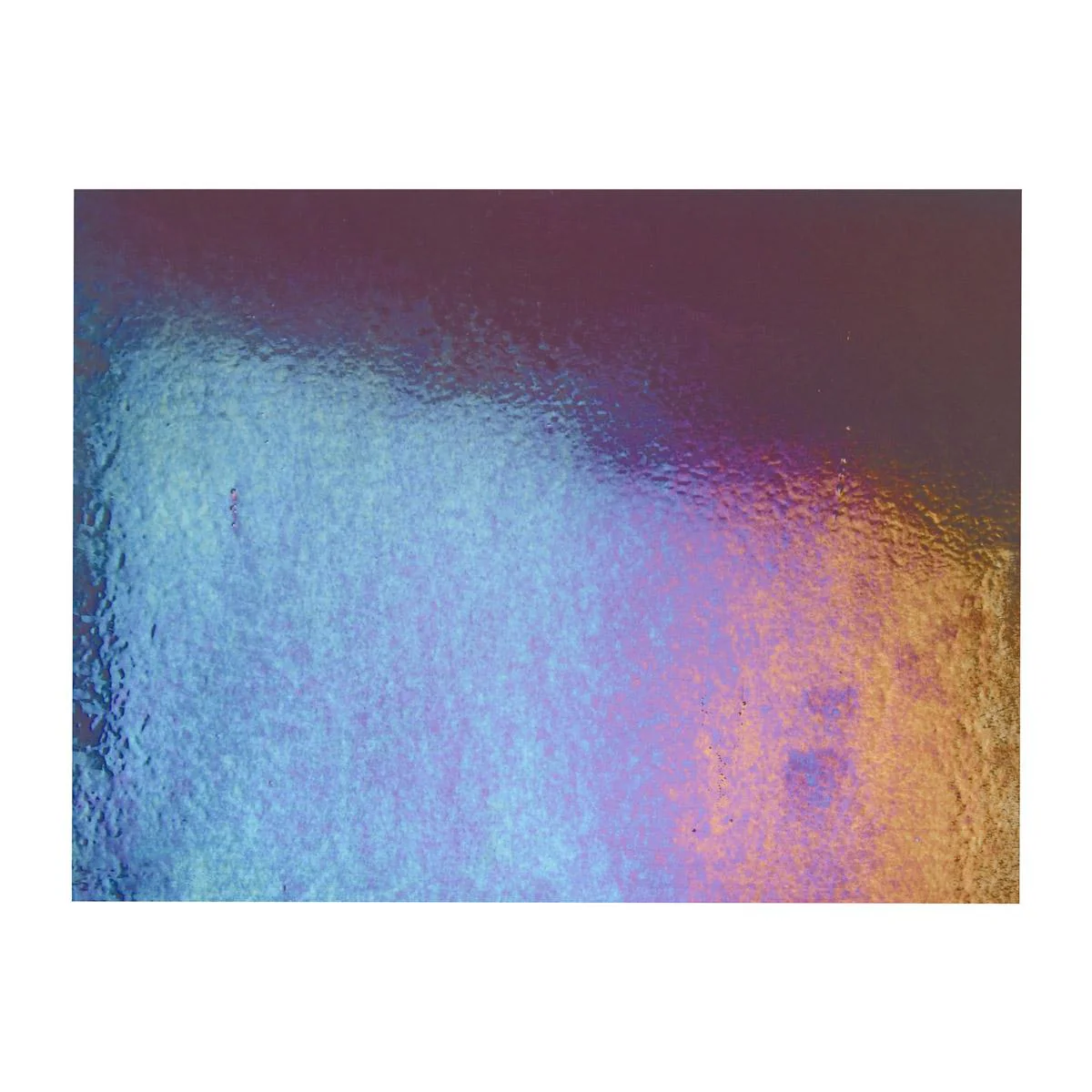 Deep Plum Transparent, Thin-rolled, Iridescent, rainbow, 2 mm, Fusible - Image 3