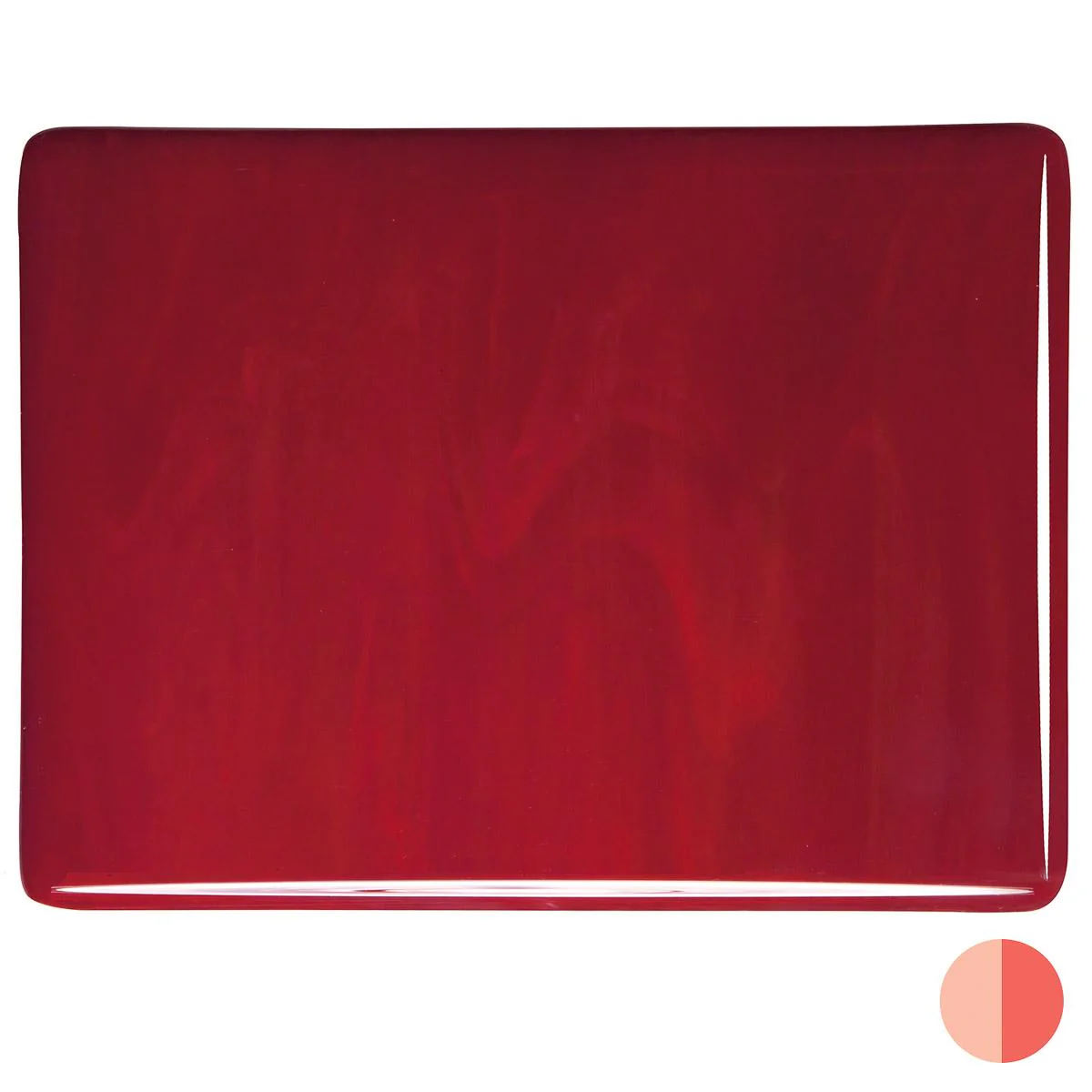 Deep Red Opalescent, Thin-rolled, 2 mm, Fusible - Image 2