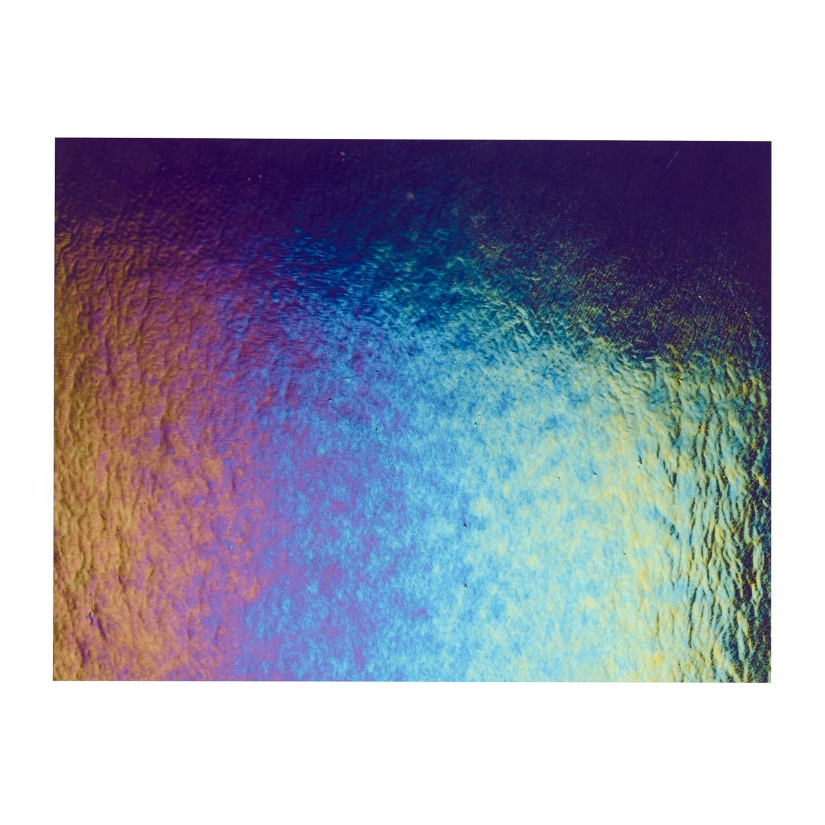 Deep Royal Purple Transparent, Double-rolled, Iridescent, rainbow, 3 mm, Fusible - Image 3