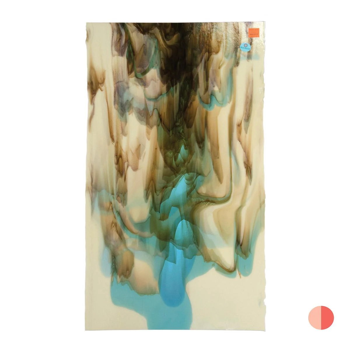 French Vanilla with Lt Turquoise Blue 2-Color Mix, Infusion, 3 mm, Fusible - Image 2