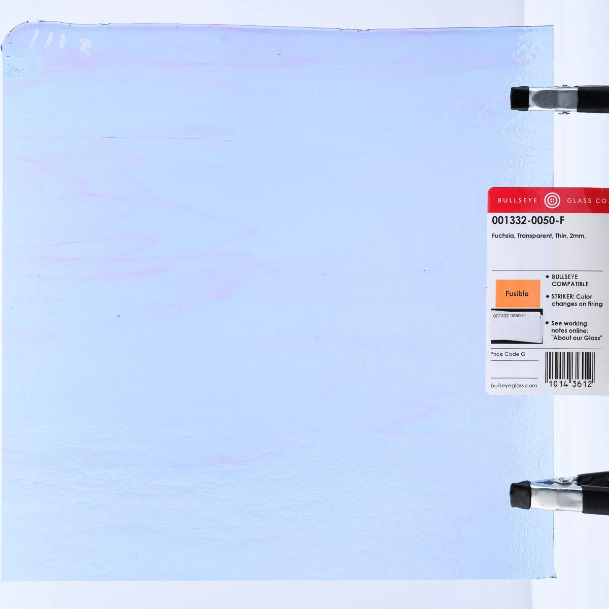 Fuchsia Transparent, Thin-rolled, 2 mm, Fusible - Image 3