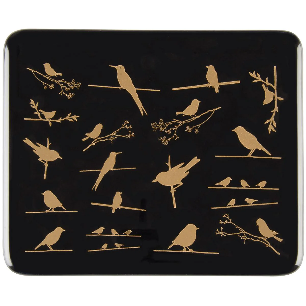 Fusible Decals, Birds, Gold