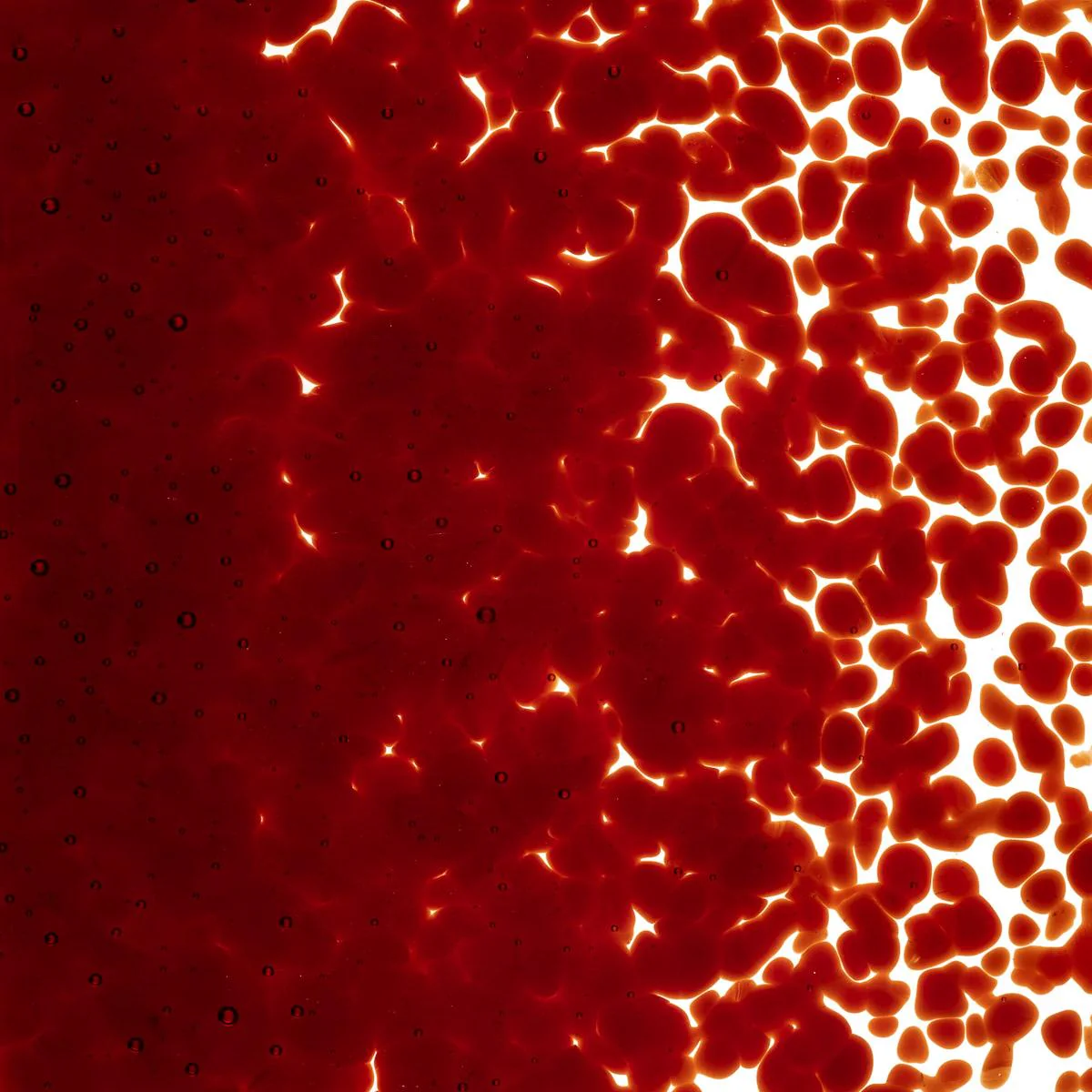 Garnet Red Transparent, Medium Frit, Fusible