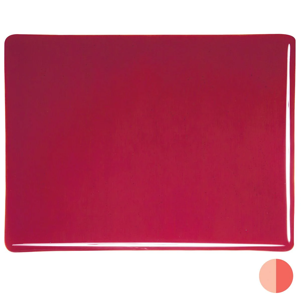 Garnet Red Transparent, Thin-rolled, 2 mm, Fusible - Image 2