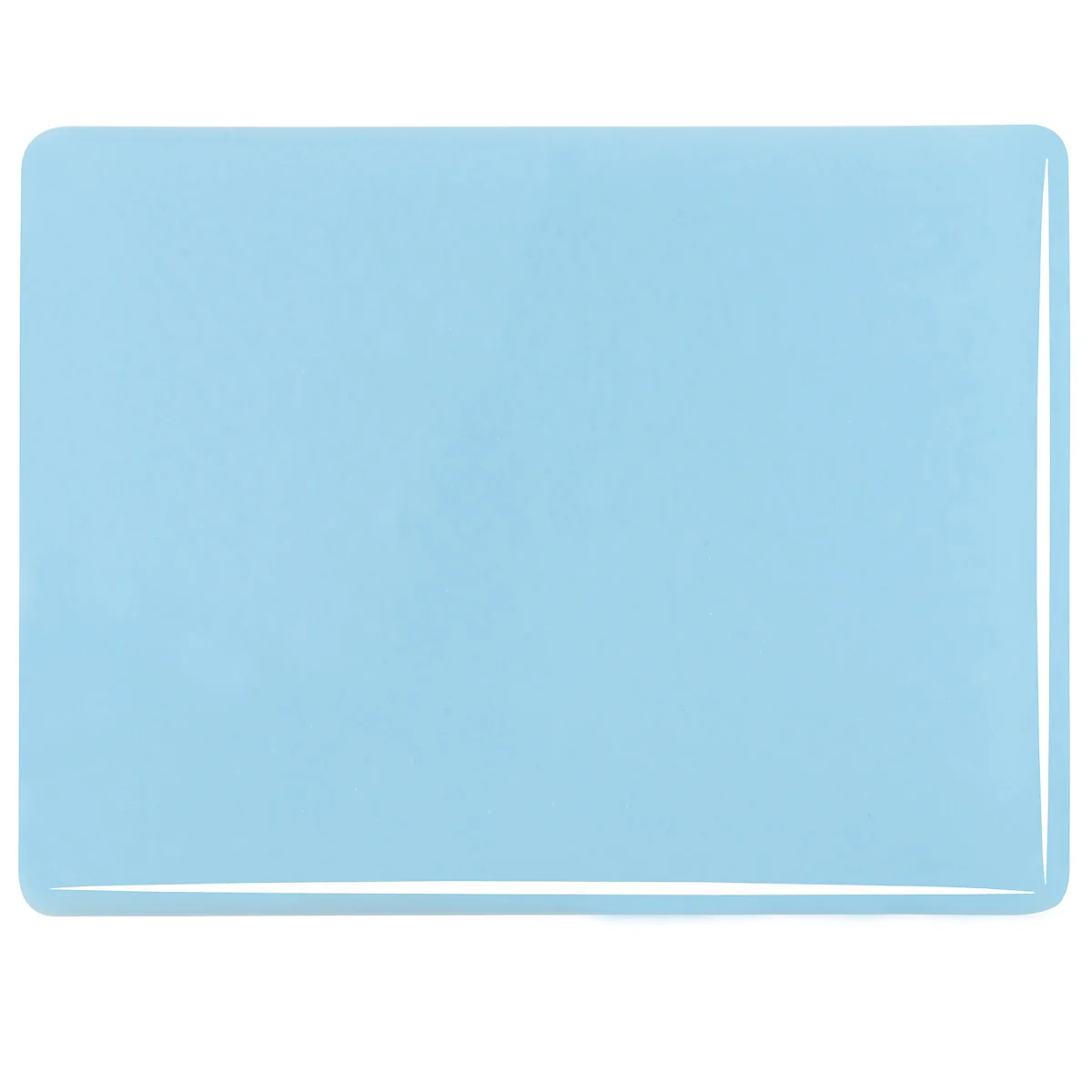 Glacier Blue Opalescent, Double-rolled, 3 mm, Fusible - Image 2
