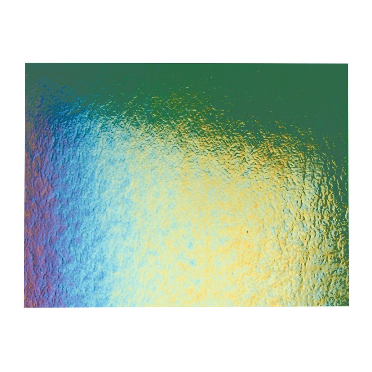 Kelly Green Transparent, Double-rolled, Iridescent, rainbow, 3 mm, Fusible - Image 3
