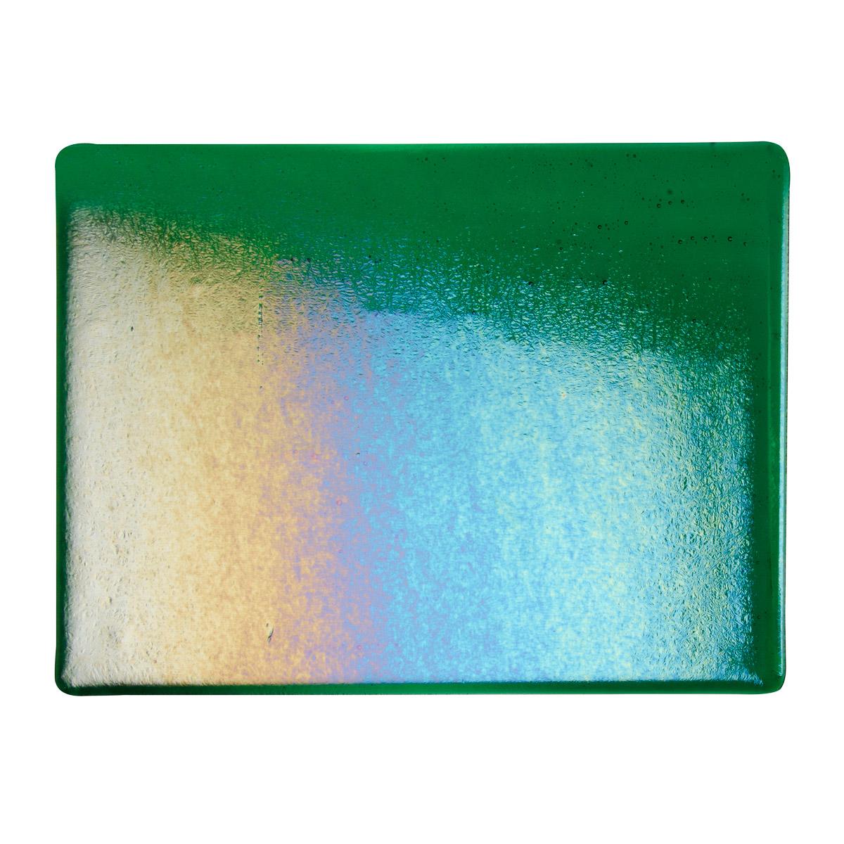 Kelly Green Transparent, Thin-rolled, Iridescent, rainbow, 2 mm, Fusible - Image 2