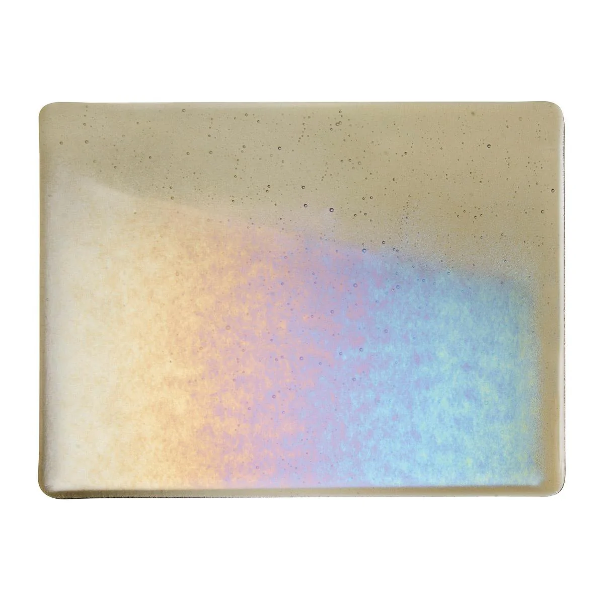 Khaki Transparent, Double-rolled, Iridescent, rainbow, 3 mm, Fusible - Image 2