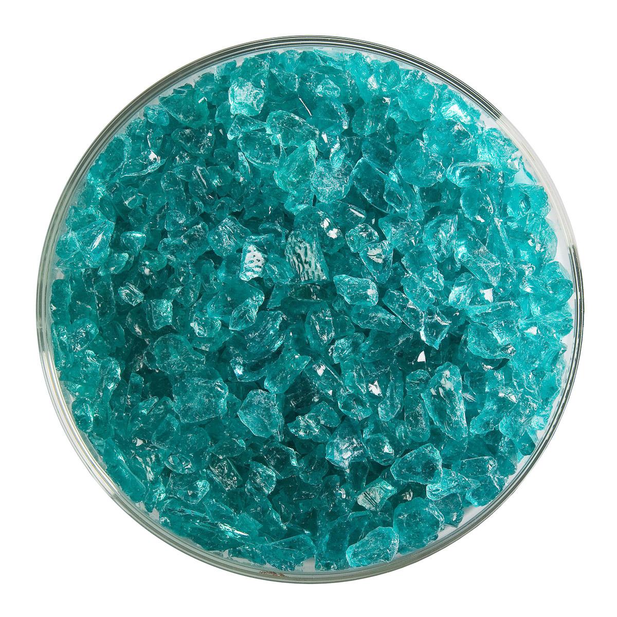 Light Aquamarine Blue Transparent, Coarse Frit, Fusible - Image 2
