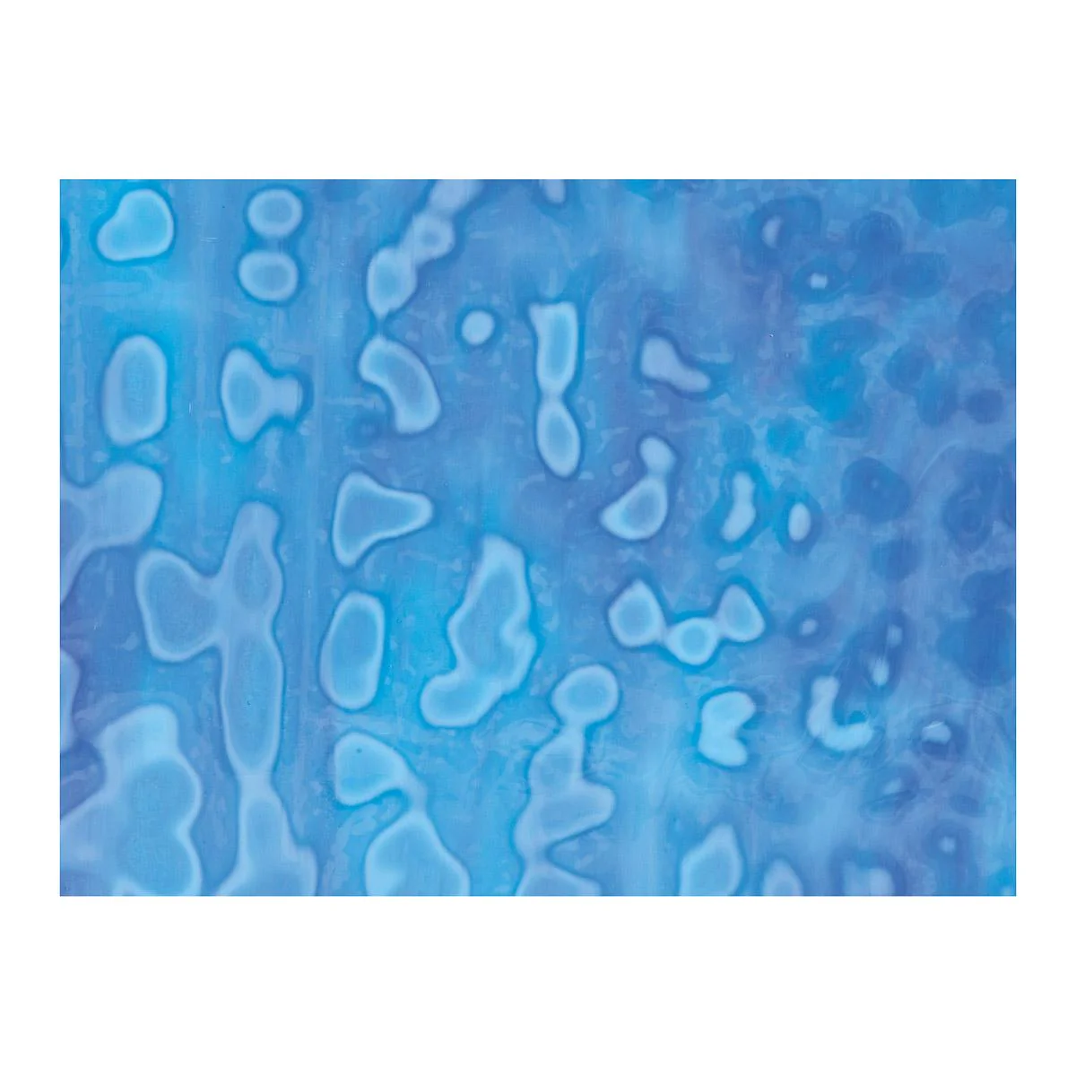 Light Blue, Cobalt Blue, Mottle Mix, Single-rolled, 3 mm, Non-Fusible - Image 2